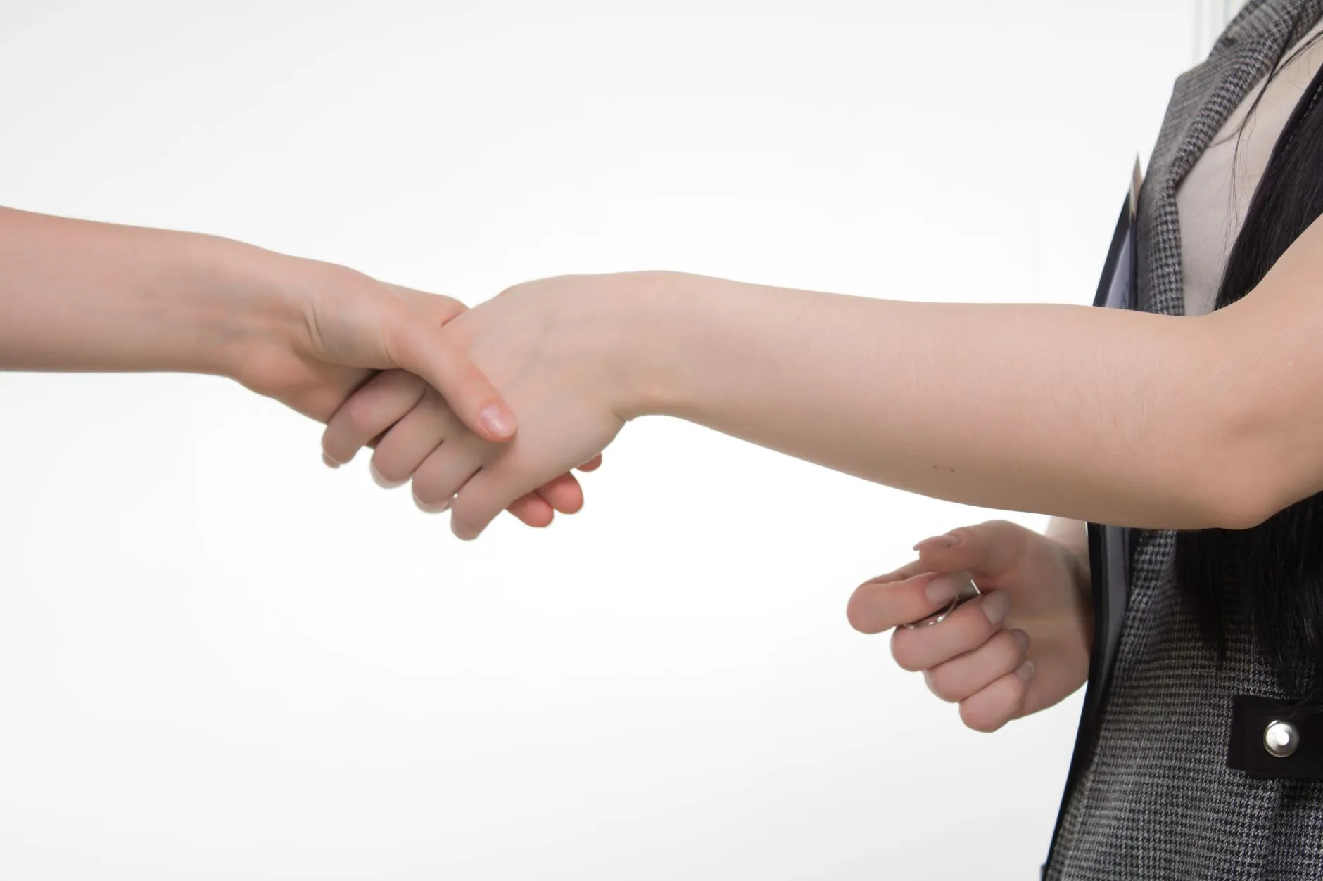 A friendly business consultation